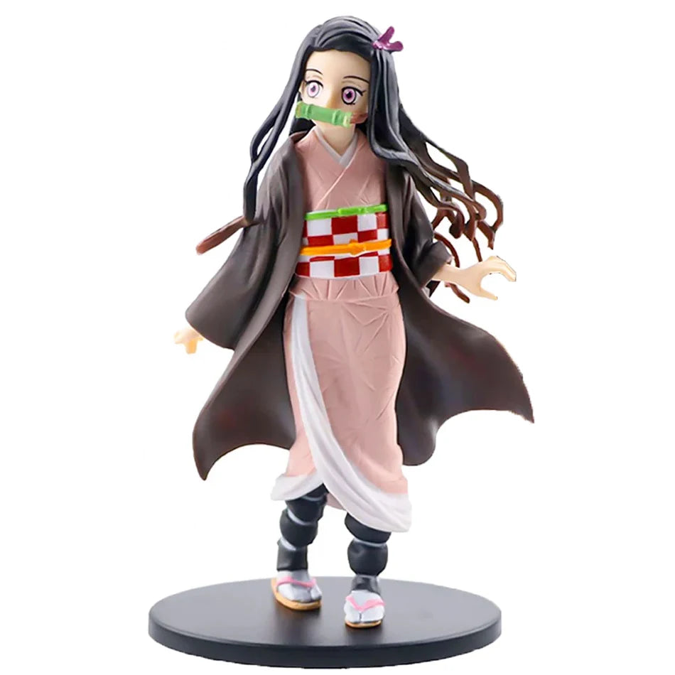Ghost Slayer Anime Character Zaomen Tanjiro You Bean My Wife Shanyi Handmade PVC Model Anime Peripheral Ornament Birthday Gift