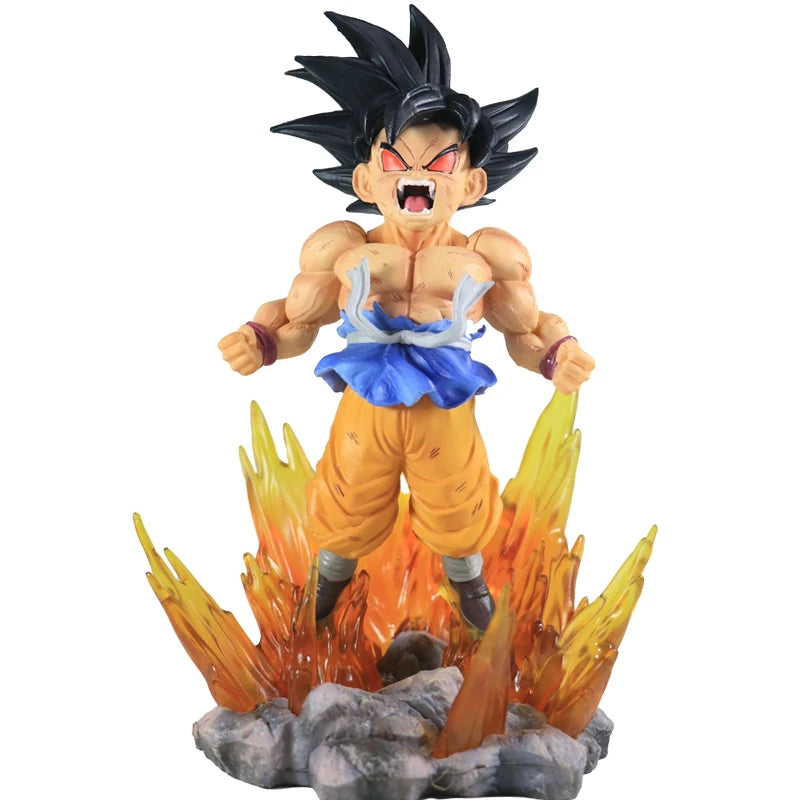 Son Goku Super Saiyajin Figur Anime Dragon Ball GT Goku DBZ Actionfigur Modell Geschenke Sammlerfiguren für Kinderhaltung