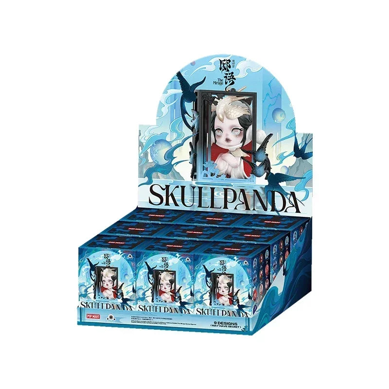 POP MART SKULLPANDA Серията Mirage Blind Box Toys Kawaii Anime Фигурка Изненада Мистериозна Кутия Кукли Момичета Подарък