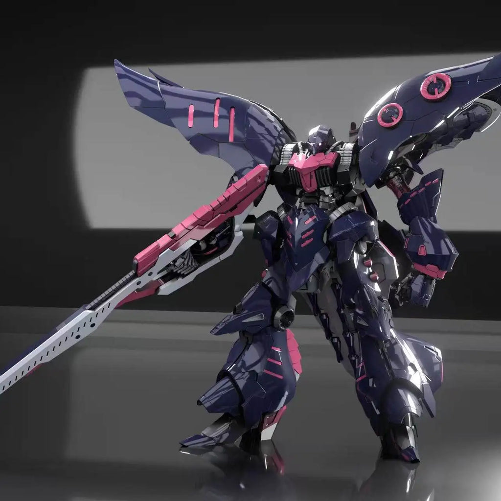 YIYA Model Amx-004 Qubeley MK2 Assembly Model Kits 1/120 Plastic Skeleton Kits Action Figure Robot Plastic Model