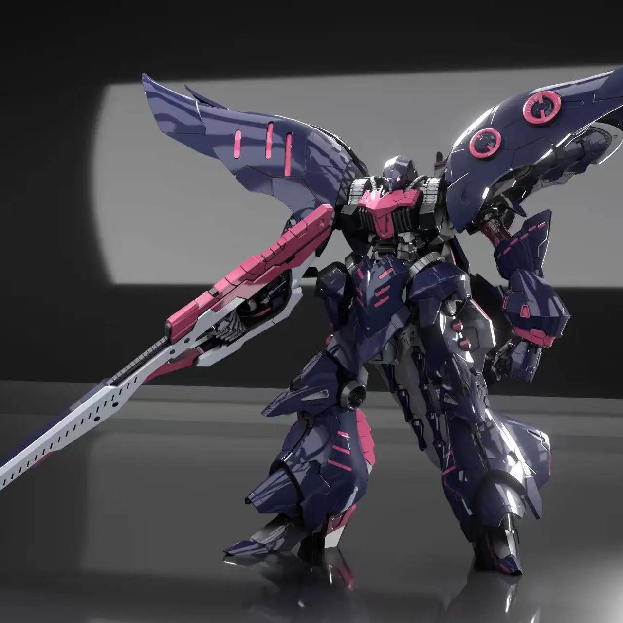 YIYA Model Amx-004 Qubeley MK2 Assembly Model Kits 1/120 Plastic Skeleton Kits Action Figure Robot Plastic Model