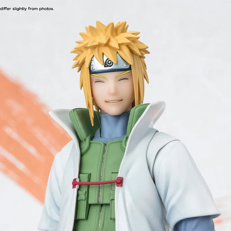 In Stock Bandai Original S.H.Figuarts SHF Minato Namikaze -NARUTOP99 Edition- Anime Action Figure Model Finishe Toy Gift for kid