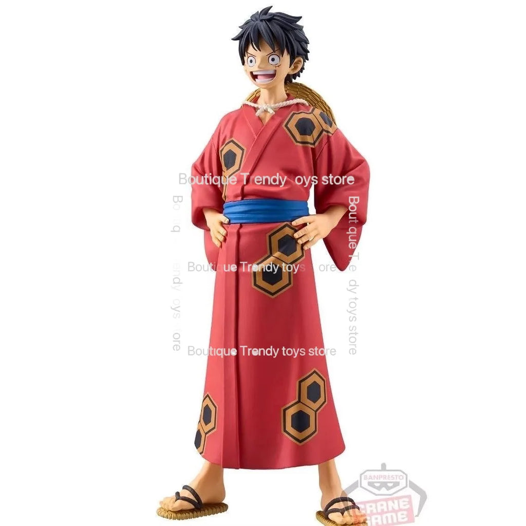 In Stock Bandai Original Banpresto One Piece Monkey D Luffy Action Figure Model Doll Brand New Boxed Figure Toys
