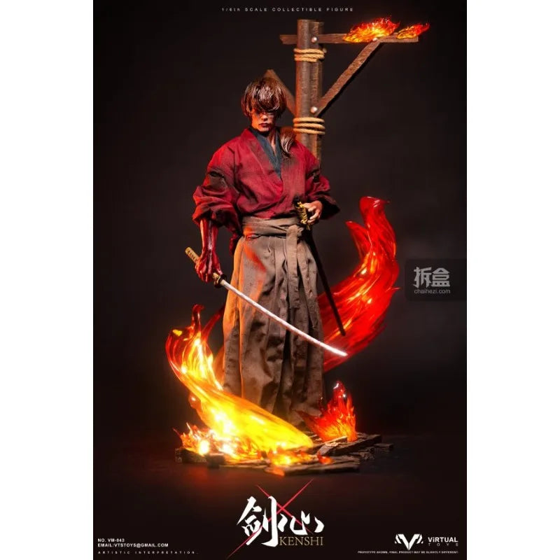 New Stock VTSTOYS KENSHI Original Langke Sword Heart Fei Village Sword Heart1/6movable Doll 12 Inch Model Toy As A Gift for Boys