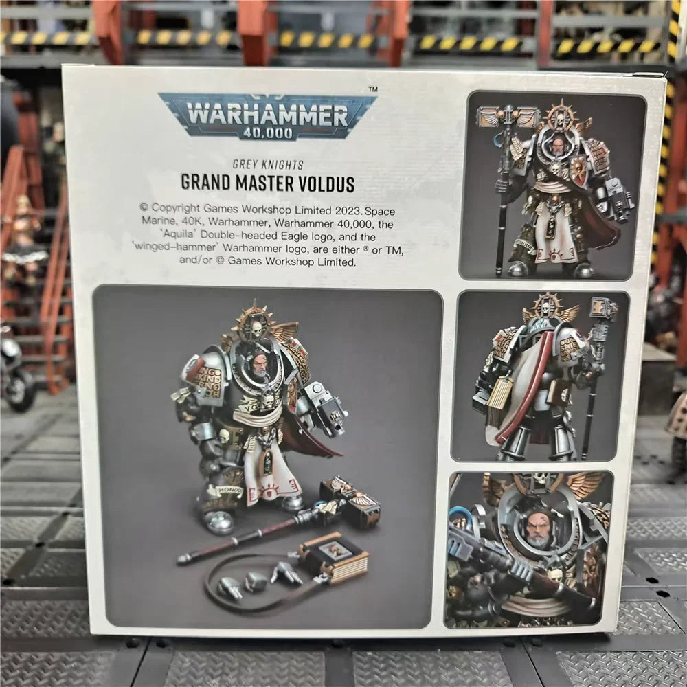 【MT】JOYTOY Warhammer 40K Gray Knight Master Voldas Anime Series Military Model Toys 1/18 Action Figures