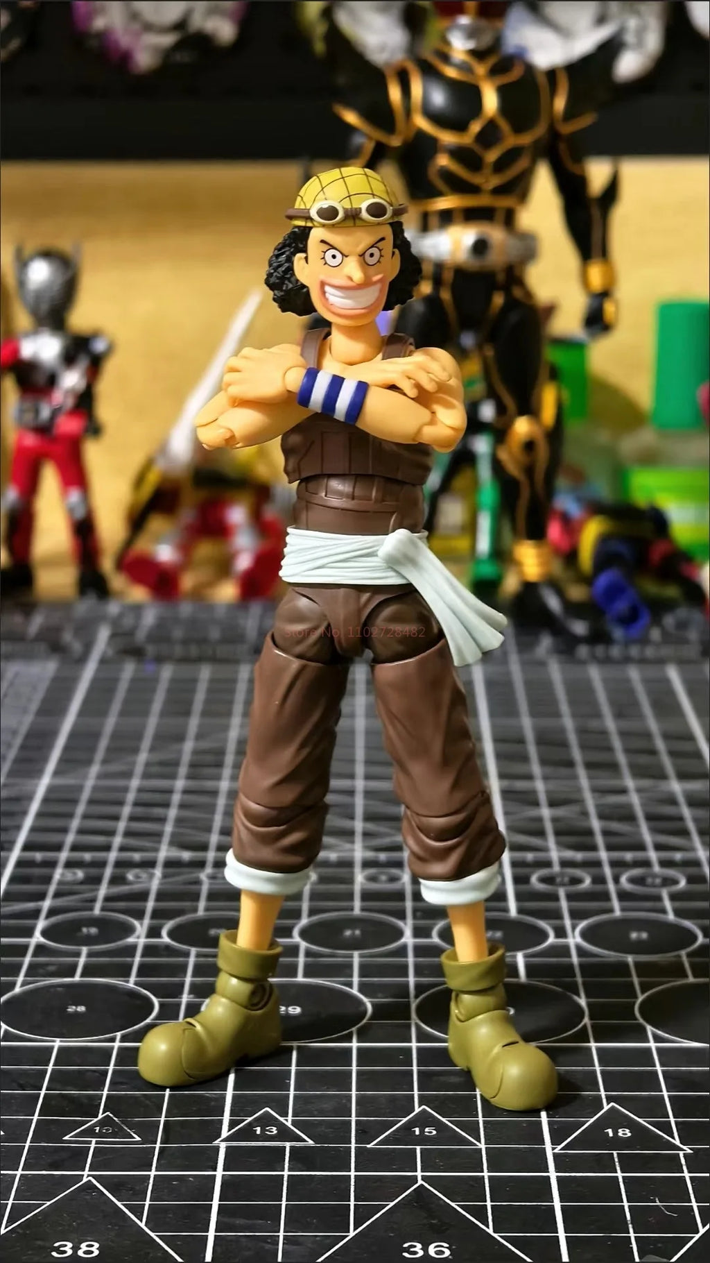 In Stock Bandai S.H.Figuarts One Piece Usopp Romance Dawn Full Action Figure Finished Model Kit Collectible  Anime Fans Gift Toy