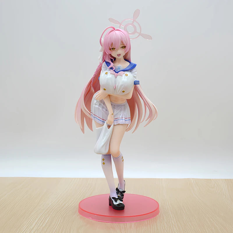 28cm Blue Archive Iochi Mari Anime Figure Yozakura Kirara/Sunaookami Shiroko/Urawa Hanako Action Figure Collectible Model Toys