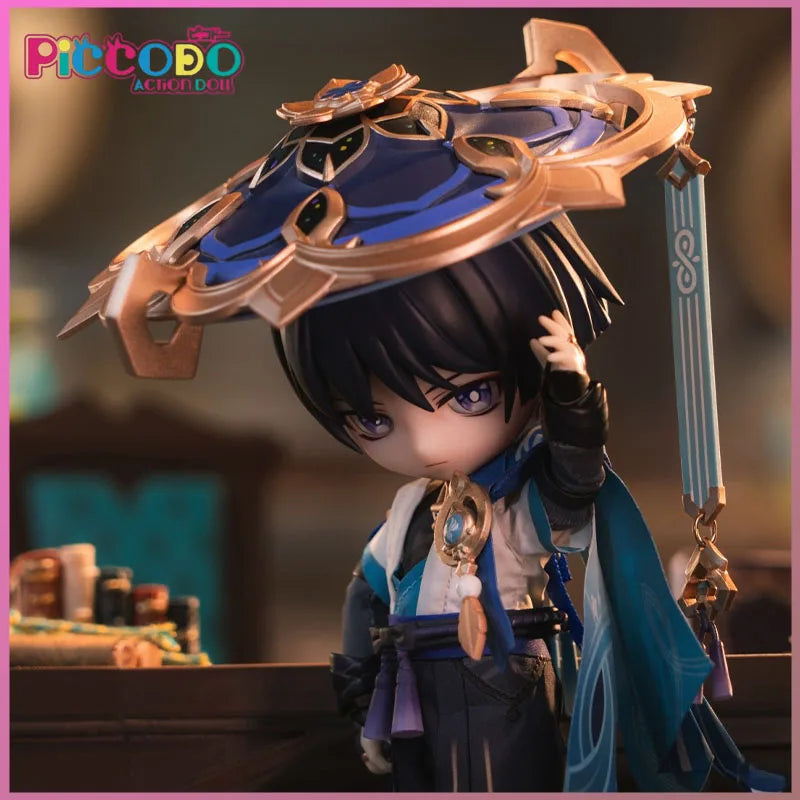 Nendoroid Genshin Impact Wanderer Collectible Action Figure Model Toy Cute Desktop Decoration Gift for Anime Game Fans original