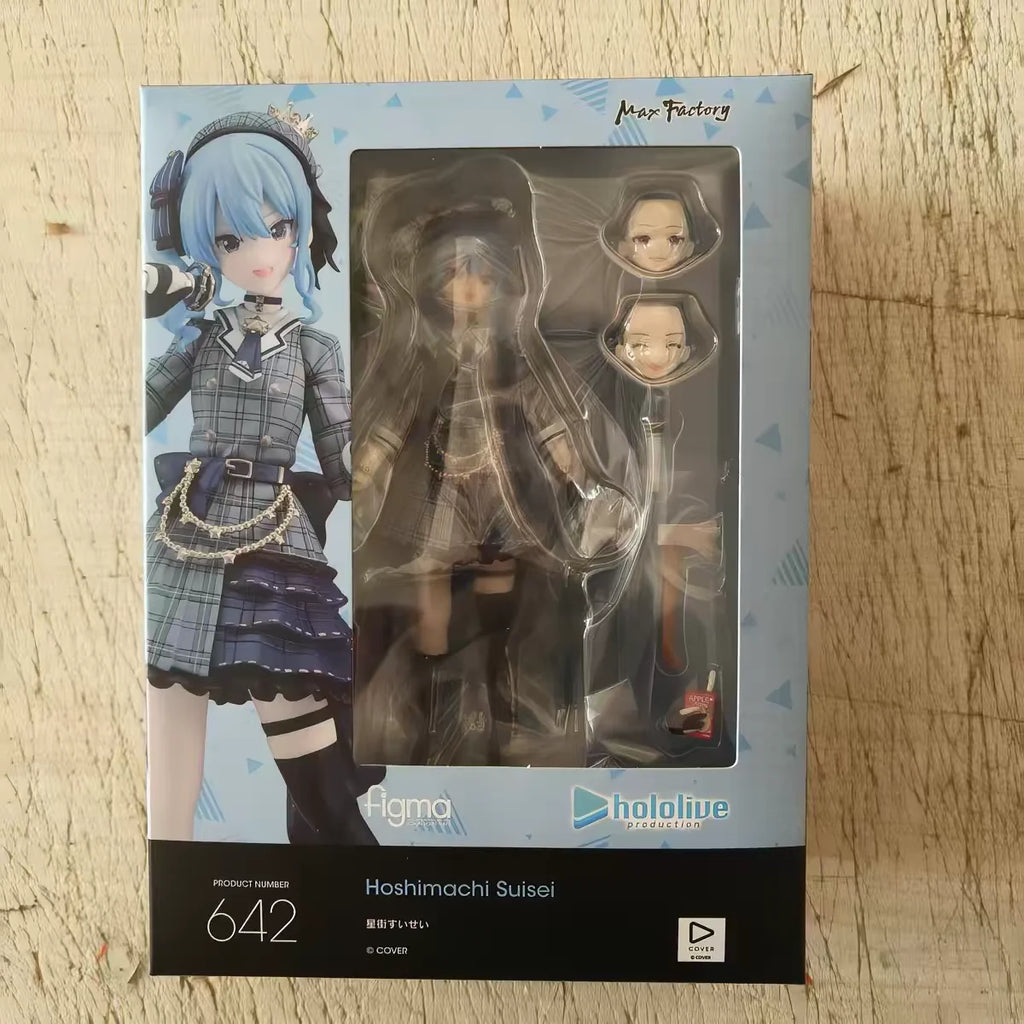 100% Authentic GSC Figma 642 Hoshimachi Suisei Hololive VTuber Action Figure Official Licensed in Stock