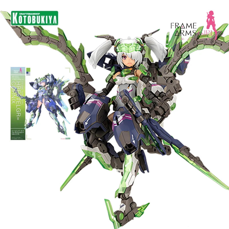 Kotobukiya Original FRAME ARMS GIRL Series ART WORKS\DURGA  Action Figure Assembly Model Toys Collectible Model Gifts for Boys