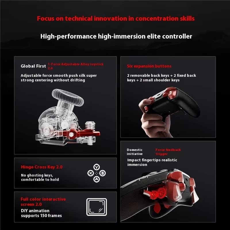 Flydigi APEX 5/4 Game Controller Black Myth WuKong Handle Elite Force Feedback Trigger Wireless Gamepads PC/Switch/Mobile/TV