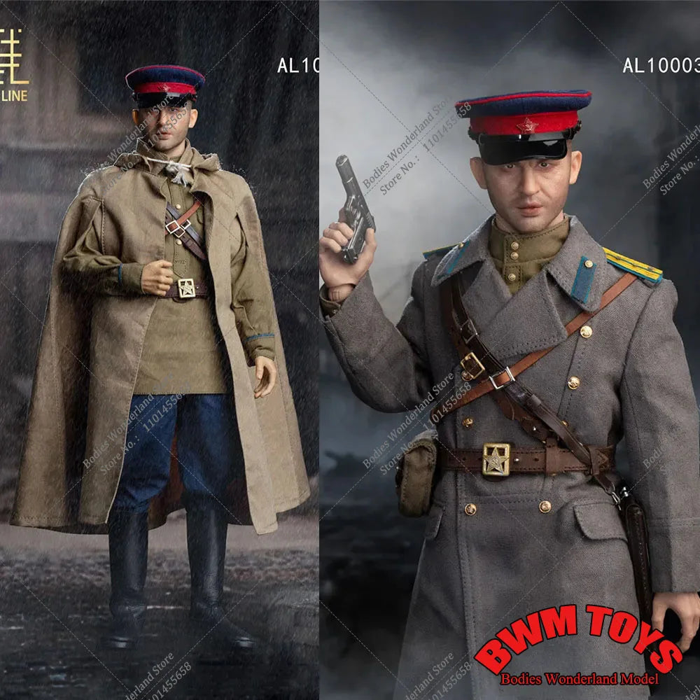 Original Alert Line AL100034 1/6 Scale WWII Soviet NKVD Officer Female Solider Full Set with Weapon Model for Fans Gifts