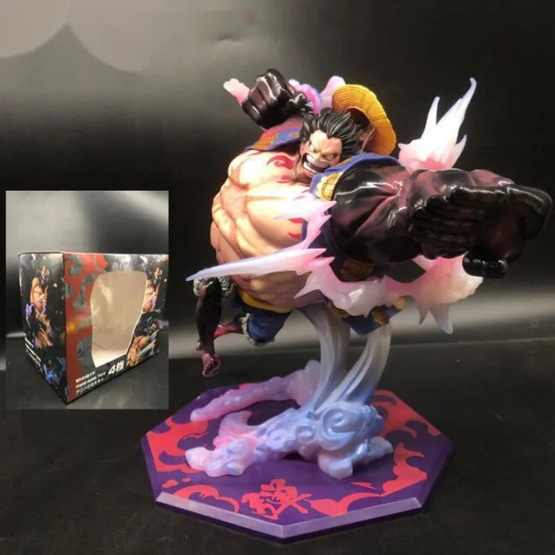 One Piece GK Anime Figur Modell Gear 4 Monkey D Luffy Actionfigur 24 cm Höhe Statue Sammlung Spielzeugpuppe Figma