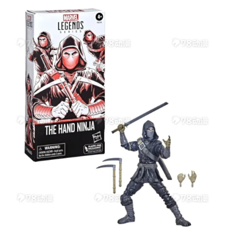 Original Hasbro Marvel Legends Series Hand Ninja Trooper Pack Anime Figure Toy Collection Gift