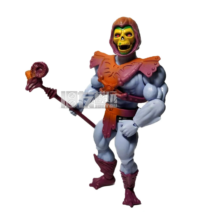 1.0 He-Man Vintage Series 5.5 Inch Skeleton King Fairy Guardian Snake Tribe Action Figure Collectible Toy For Kids And Fans