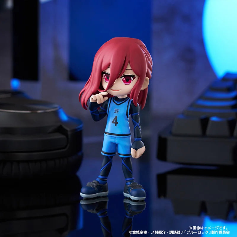 Blue Lock Kishinichi Chigiri Hyouma Ishimura Rin Q Edition Figure - Creative Anime Model, High-Value Doll Tabletop Ornament Gift