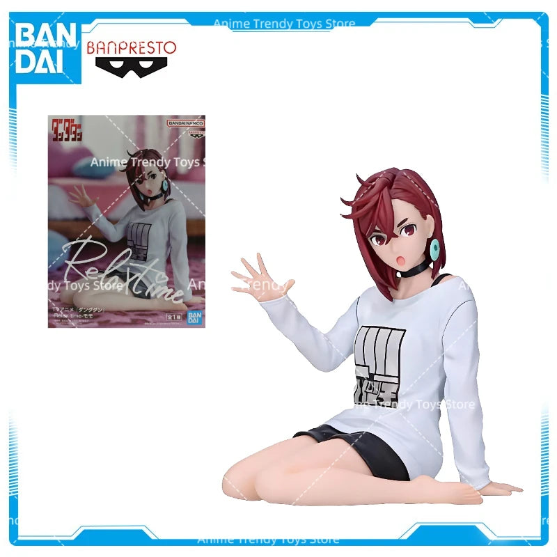In Stock Original Bandai BANPRESTO Relax time DAN DA DAN Ayase Momo Anime Sexy Cute Girl Action Figure toys Collectible Model WY
