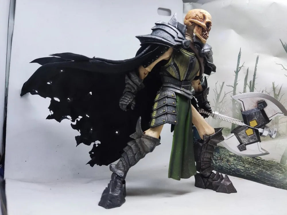 Handmade 1/12 Scale Male Soldier The Four Horsemen Mythical Legion Orc Skull Cloak Accessories For 6in Action Figure Model