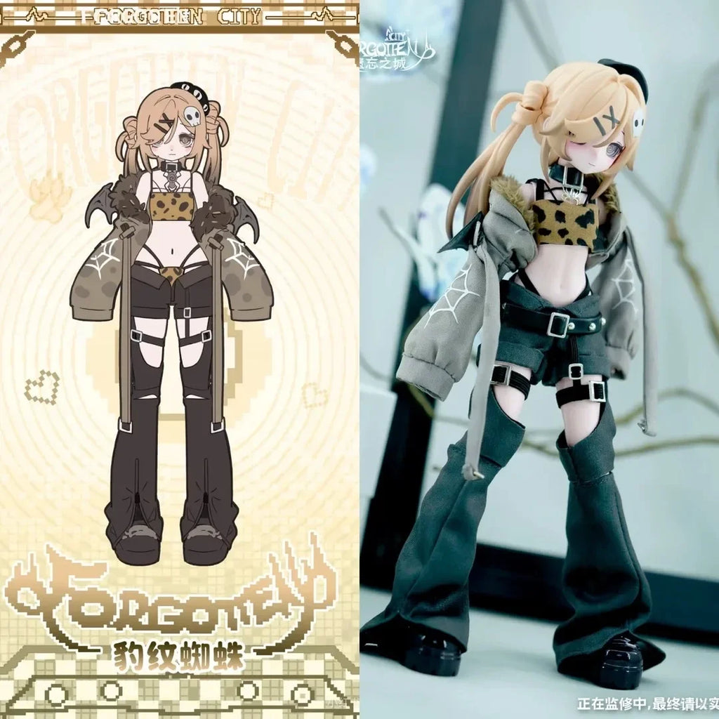Forgotten City Series 1/8 Scale BJD Blind Box Mystery Box Caixa Caja Dolls Gift Desktop Ornament Anime Figure Toys