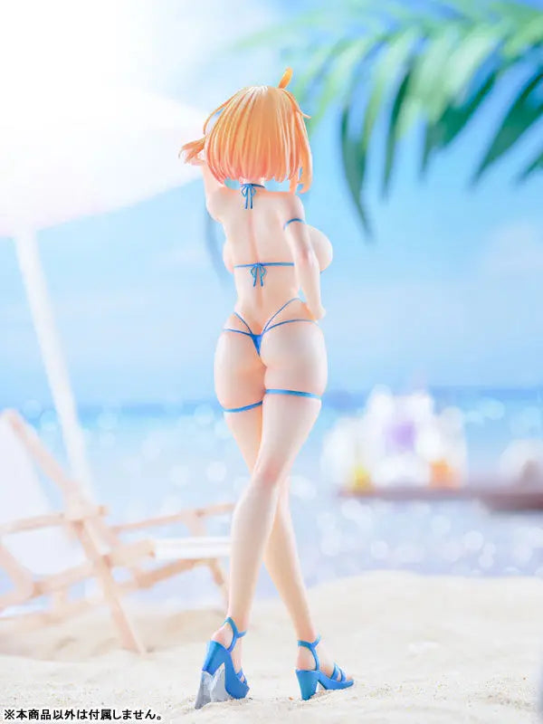 Judai 27cm Original KoiKoi Bunny Suit Planning Sophia F Shirring Bikini Swimsuit PVC Action Figure Model Doll Toys
