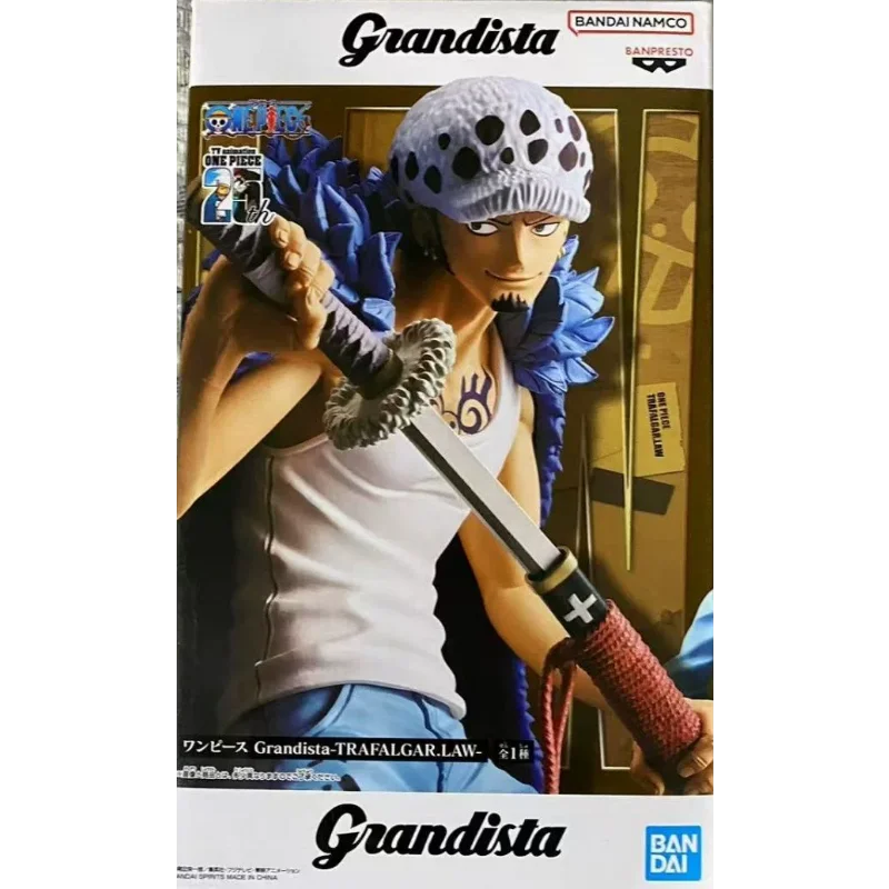 In Stock BANDAI BANPRESTO Original One Piece Grandista ROS Trafalgar Law Anime Action Figures PVC Collectible Model