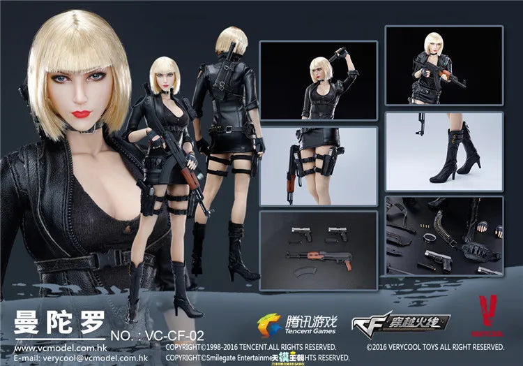 VERYCOOL VC-CF-02 1/6 Female Soldier Fire Wire Series Mandala The Protector Full Set 12'' Action Figure Model Toy In Stock