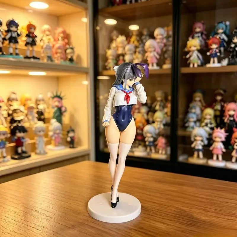 Anime Sexy Jk Bunny Girl Uniform Figure Beautiful Girl Desktop Ornament Computer Case Car Decor Collectible Model Gift For Adult