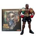 ST Boxer Champion Ali Tyson Action Figure King of Fighters Gold Belt Collection PVC Movable Figurine Ornaments Model Toys 18CM