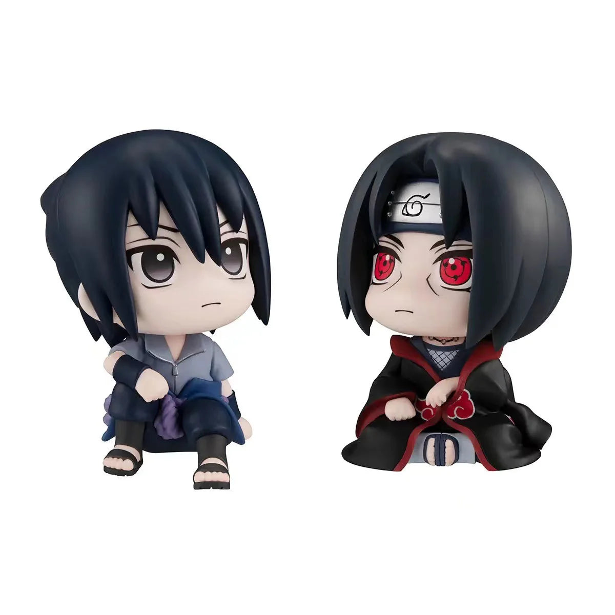 Kakashi Action Figure Q Naruto Anime Figure Toy Version Kawaii Sasuke Itachi Figurine Car Decoration Collection Model Toys