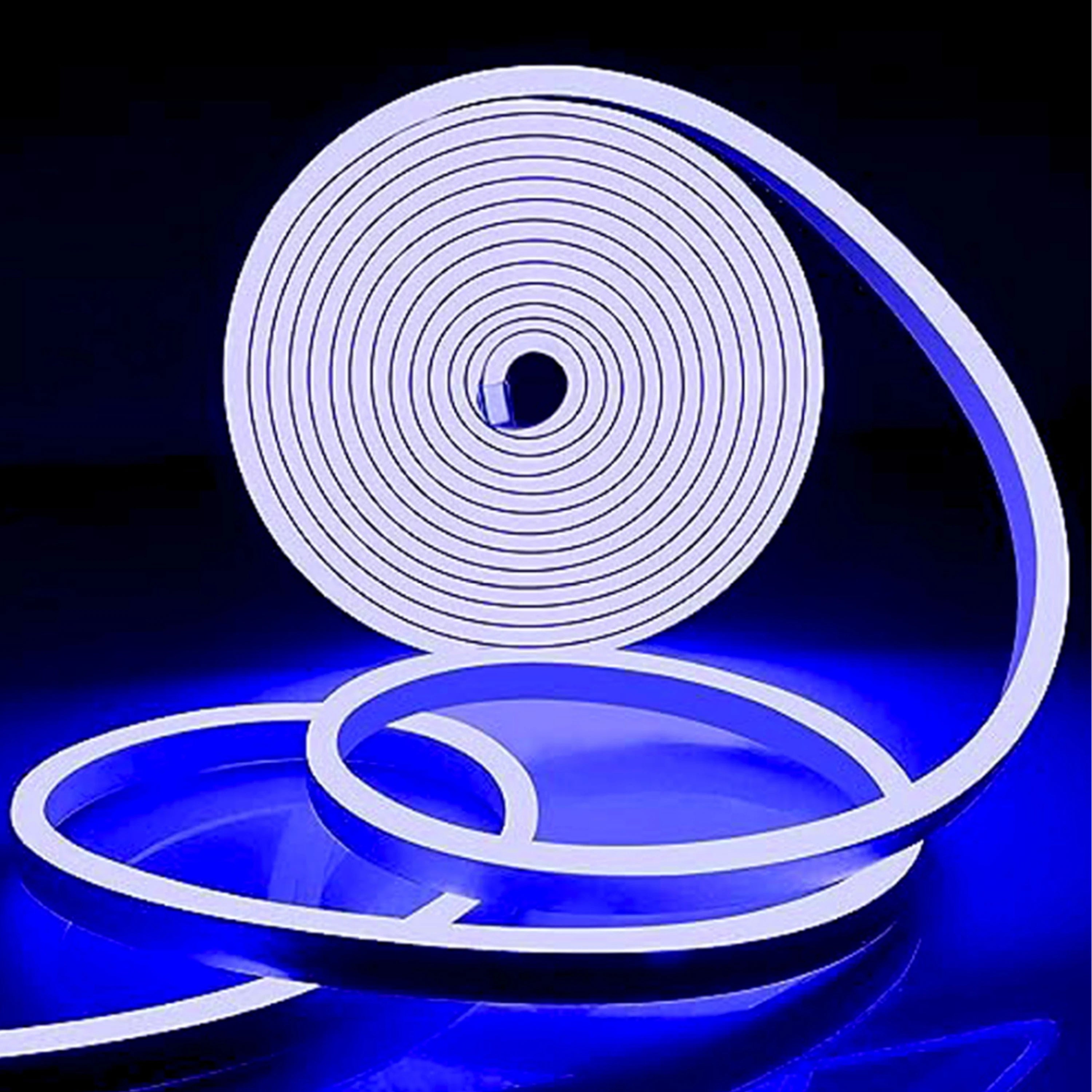 5m 12V LED Neon Strip Lights Outdoor Waterproof Silicone Neon Lamp Outdoor DIY sign Diode Tape Home Garden Decor Aquarium Light