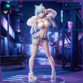 26cm Near Future Cat MIU Anime Figure Cat Demon Pretty Girl Figurine Pvc Collection Statue Model Room Ornament Desk Toys Gift