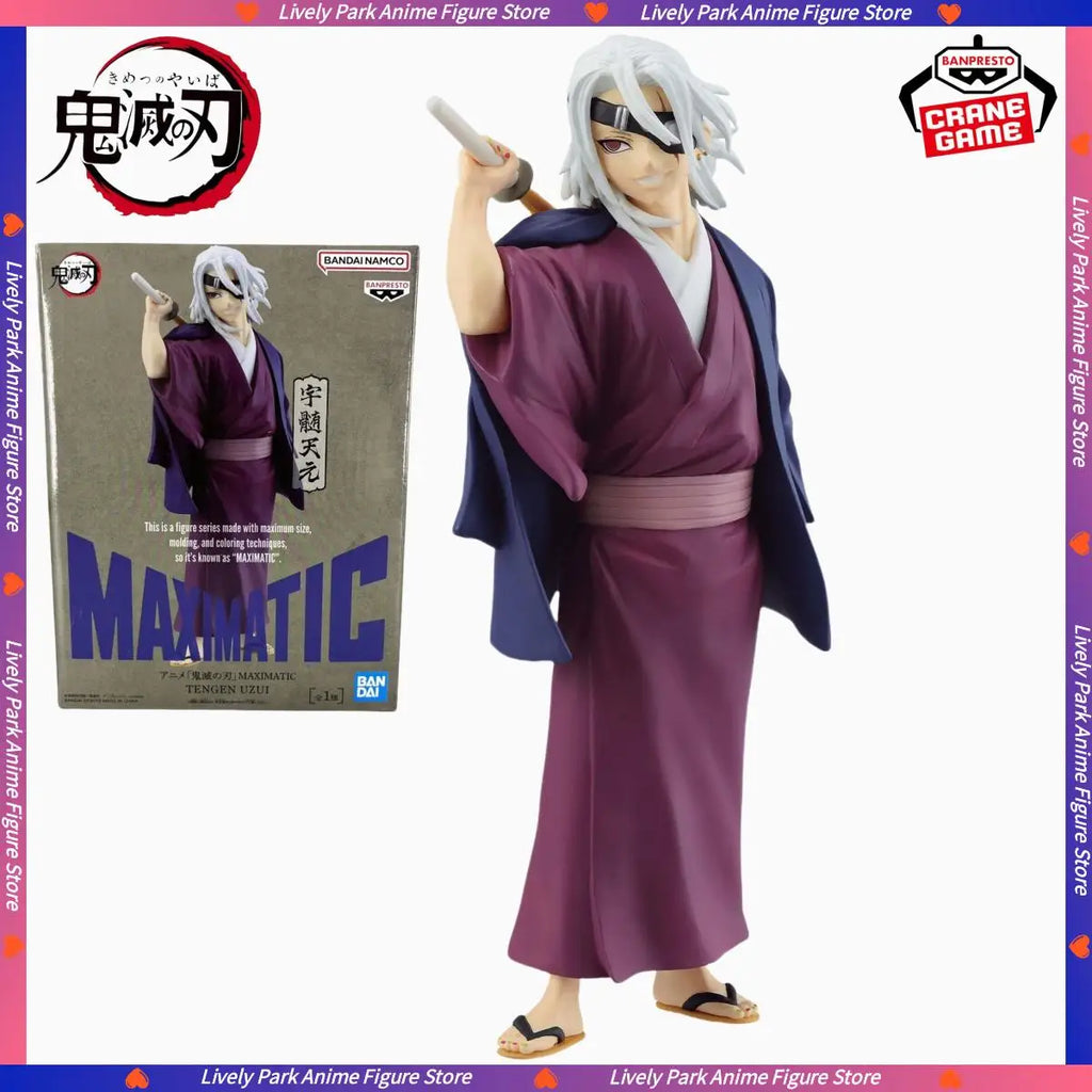 Auf Lager: Original BANDAI Demon Slayer Maximatic Tengen Uzui Anime-Actionfigur – Sammlerstück für Kinder