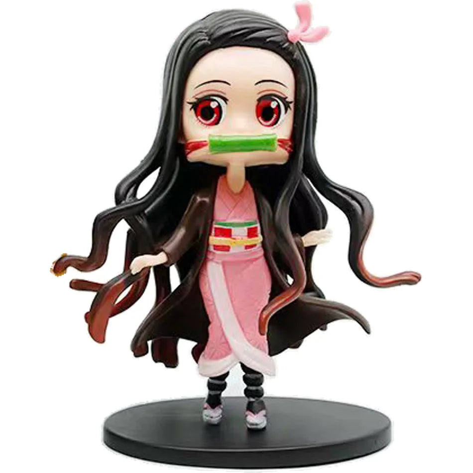 Hot Demon Slayer Blind Box Figure Plum Rain Series Kochou Shinobu Tomioka Giyuu Kanroji Mitsuri 1-8PCS Blind Box Figure Toy Gift
