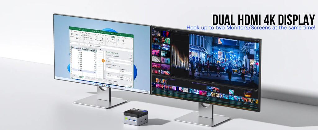 GMKtec G5 n97 mini pc Intel 12th N97 Windows 11 Pro Desktop DDR5 4800MT/s M.2 2242 SATA WiFi5 BT4.2 Protable diy gaming computer