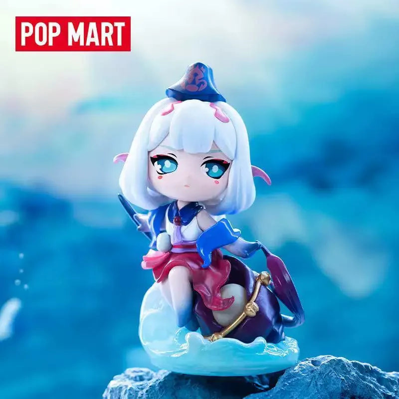 Authentic POPMART Onmyoji Series Blind Box Figure Chic Collector's Item Desktop Accent Premium Present for Onmyoji Devotees