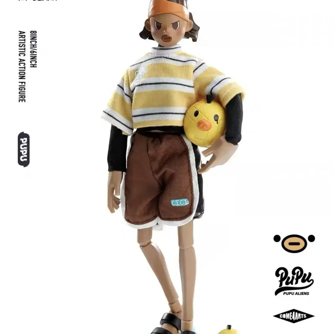 Come4arts Hip-Hop Street Dance Series Anime Figures Trendy Fashion Movable Toy Collection Decoration Model Toys For Boys Gift