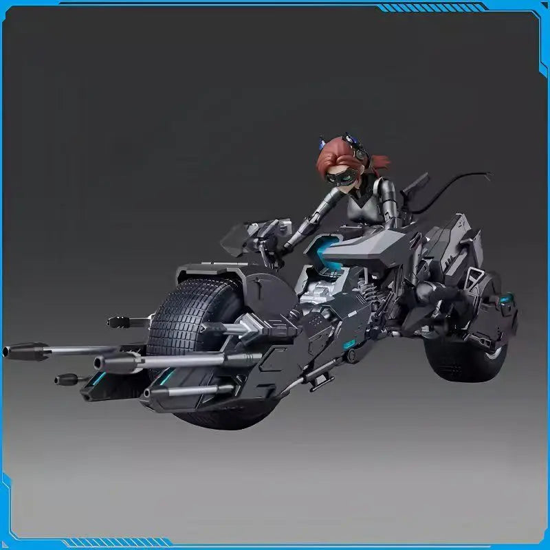 In Stock Modoking 1/12 The Dark Knight Batman Suit Motorcycle Batmobile Assembly Action Figure Collectible Toy Gift