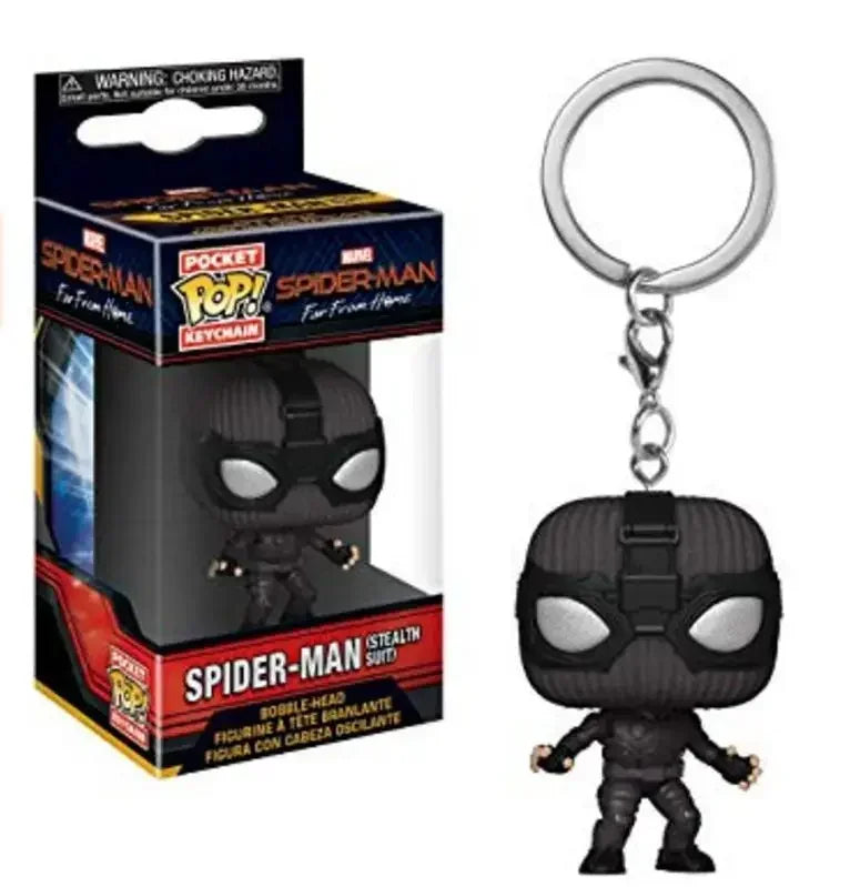 НОВО FUNKO POP Спайдър-Мен Спайдър-Гуен Зелен Гоблин Ловец на зомбита Спайдър Питър Паркър Мистерио Ключодържател Винилова фигурка Играчки