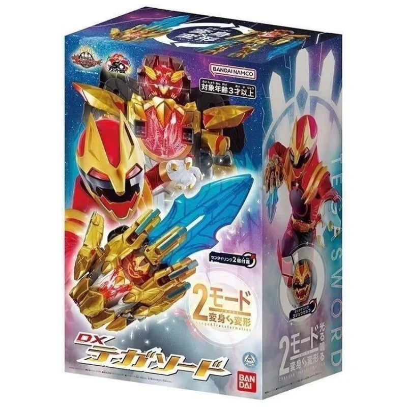 In Stock DX No.1 Sentai Gozyuger Double-Handed Sword Swear Action Figure Set with Dragon Emperor Final Robot Fusion Toy for Kids
