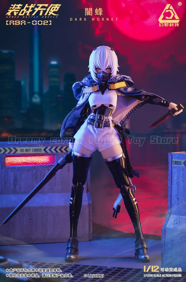【In Stock】Huanyu Technology ABA-002 ARMED BATTLE ANGELS Series DARK HORNET 1/12 Action Figure Collection Model