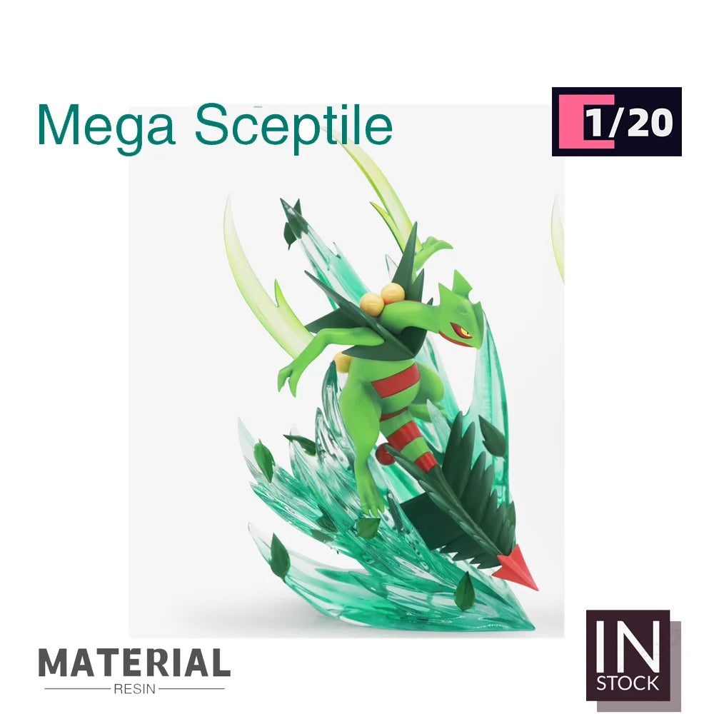 [IN STOCK] 1/20 Resin Figure [SK] - Mega Sceptile & Decorative Base
