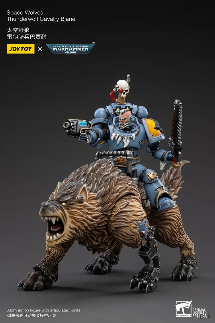 Original in Stock JOYTOY Space Wolves Thunderwolf Cavalry Bjane 1/18 Figures Model Toys Gifts Collection Ornaments