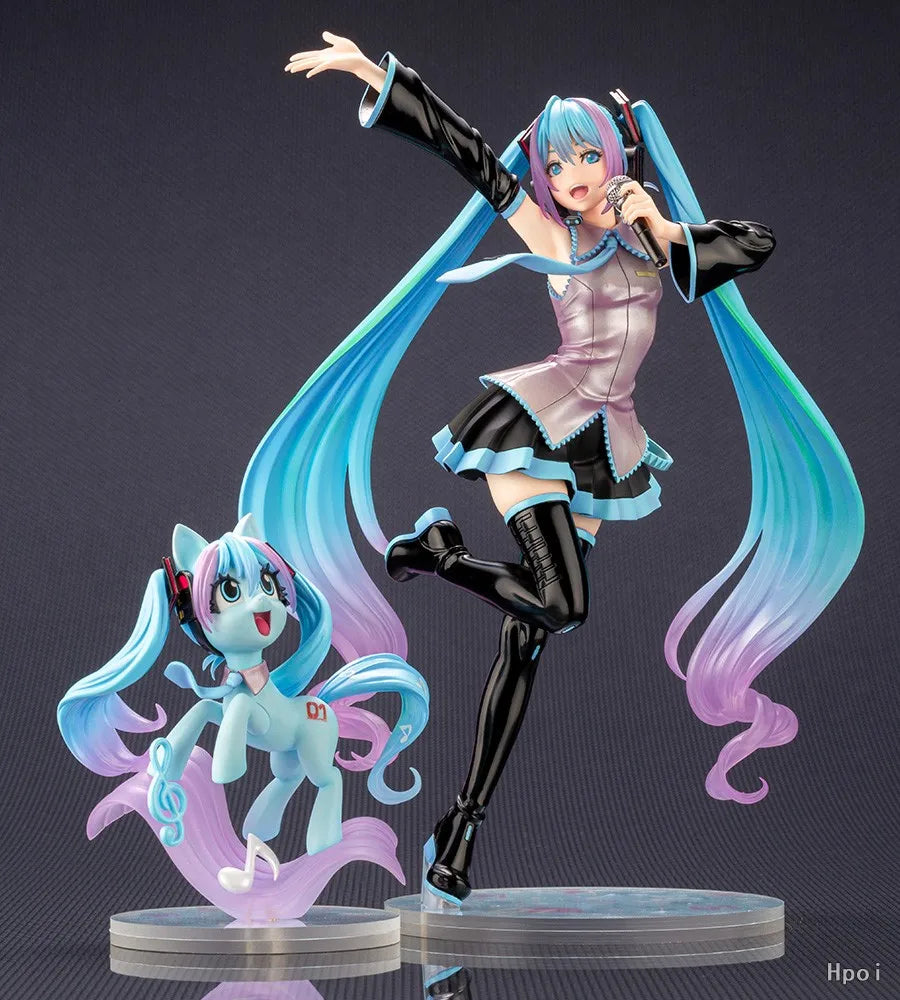 My Little Pony Bishoujo Statue Prinzessin Luna Fluttershy Anime PVC Actionfigur Spielzeug Hatsune Miku Figurensammlung Modellpuppe