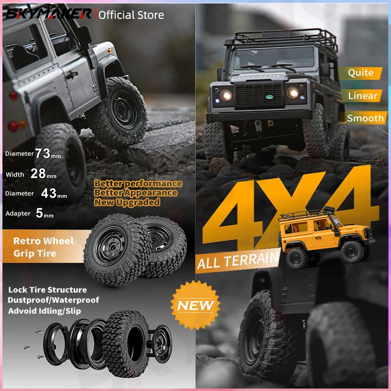 Neues MN99s MN98 1:12 MN-Modell RTR-Version RC-Auto 2.4G 4WD RC Rock Crawler Defender Fernbedienungsauto 1/12 RC-LKW-Autos Spielzeug