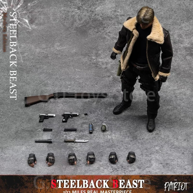 In Stock Patriot Studio 1 12 Leon S Kennedy Collectible Action Figure Resident Evil Real Masterpiece RPD Gift For Toy Collectors