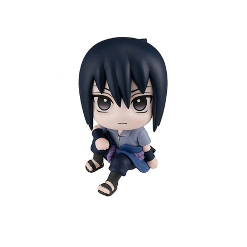 Kakashi Action Figure Q Naruto Anime Figure Toy Version Kawaii Sasuke Itachi Figurine Car Decoration Collection Model Toys