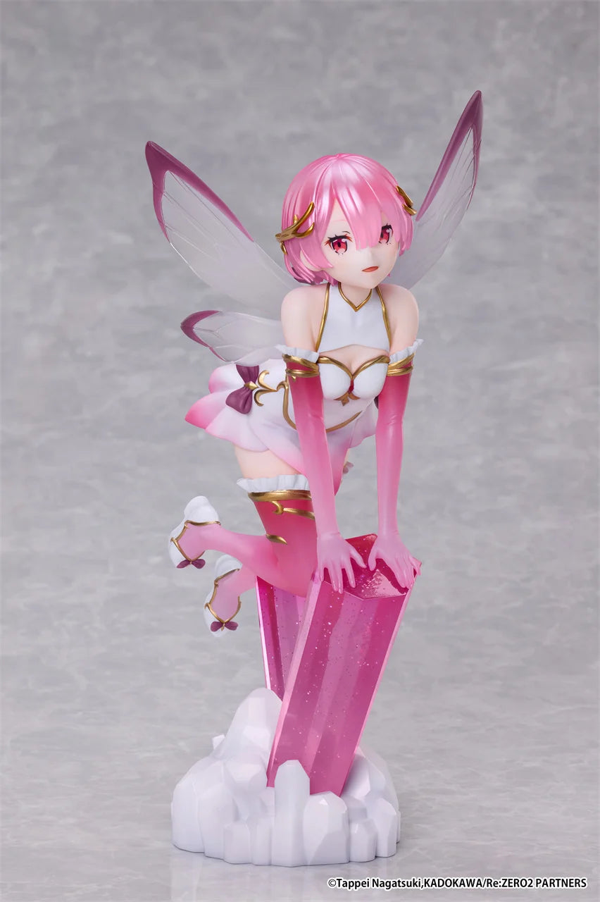 Original elCOCO Emilia Ram Rem Jewel Princess Re 1/7 Anime Figure Model Toy