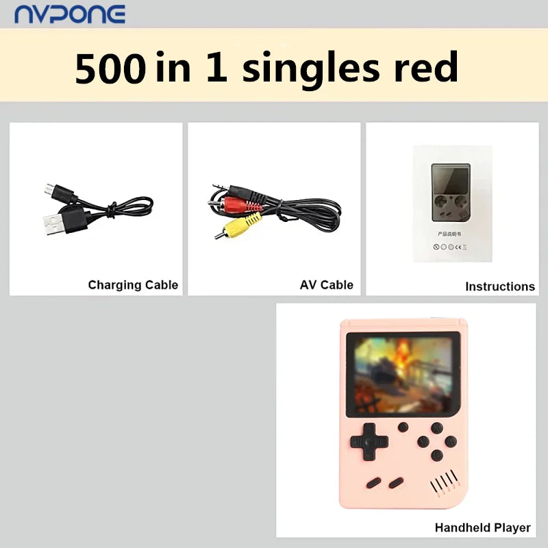 Built-in 500+ Classic games 5 inch arcade retro Console games console for Game boy Emulator TV Video Game Handheld Game Player