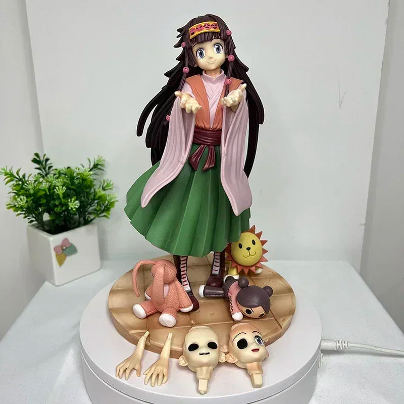 22cm Hunter x Hunter Anime Figure Killua Zoldyck Action Figure Gon Freecss/Hisoka/Alluka Zoldyck Figurine Model Doll Toys Gifts
