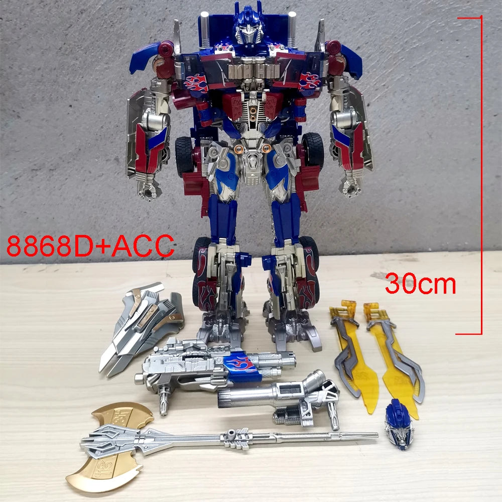 30CM Transformation Robot Toys Optimuss Prime Star Commander Magatron Bumblebe Car Movie Action Figure Deformation Anime Model